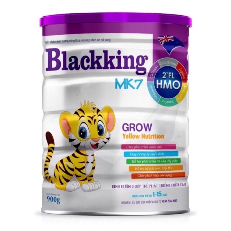 Sữa Blackking baby,grow,pedia 900g date mới