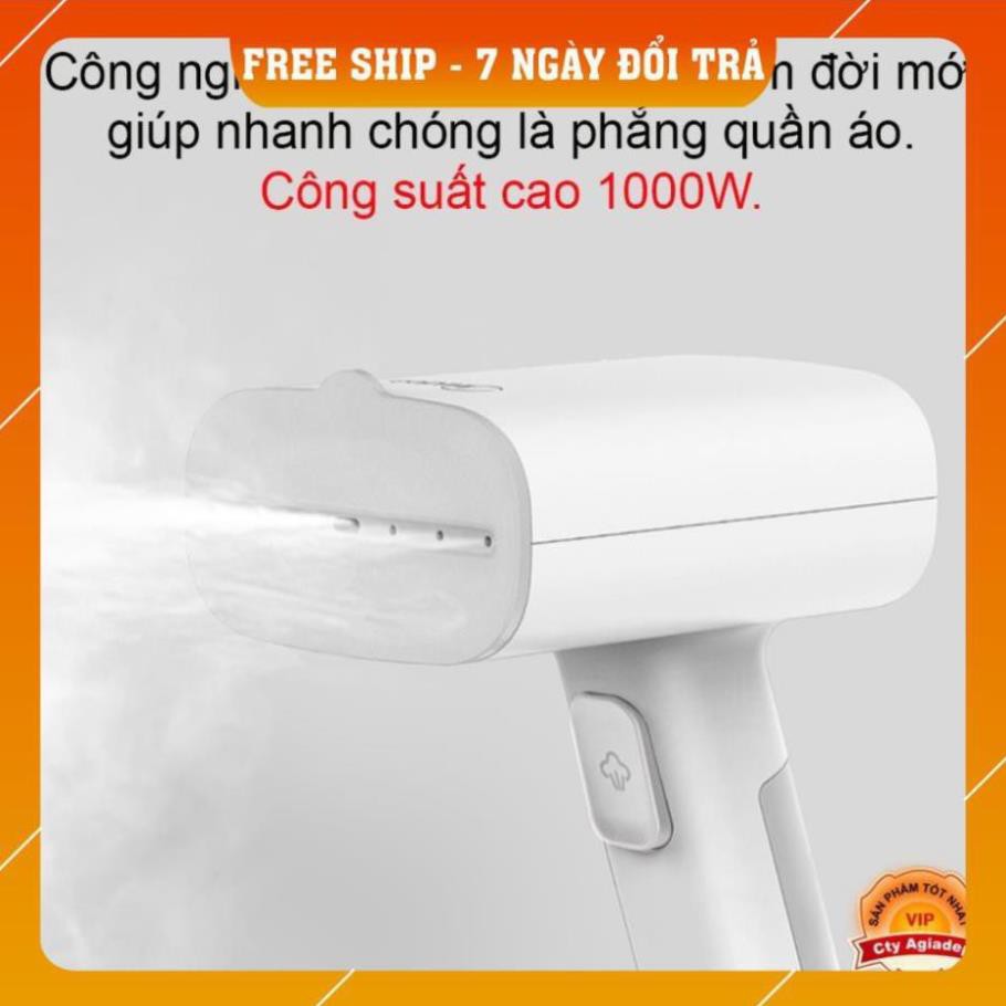 Bàn ủi du lịch xịn - Bàn là hơi nước mini cao cấp Midea (Màu Trắng Sữa)