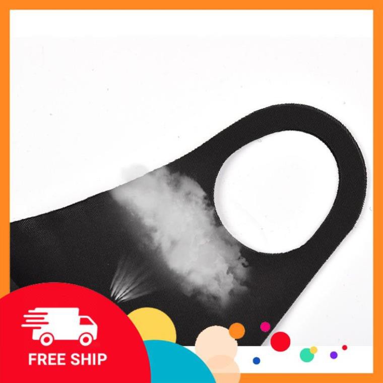 Khẩu Trang ROG Phản Quang 7 Màu Vải Poly 2 Da Cao Cấp 3D Mask