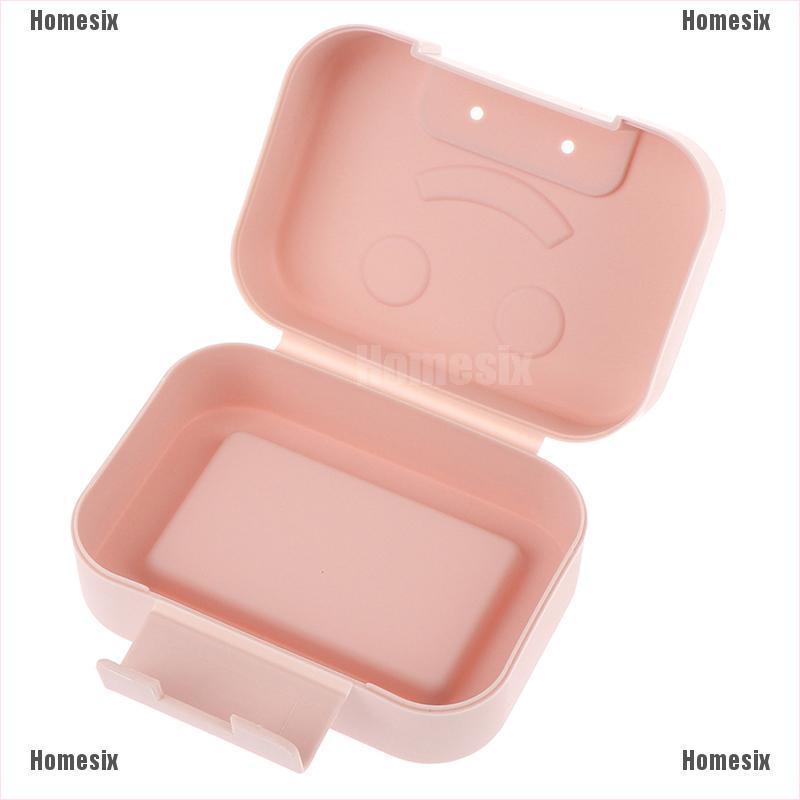 [zHMSI] 1pc Portable Waterproof Soap Dish Bathroom Soap Holder Travel Soap Box TYU