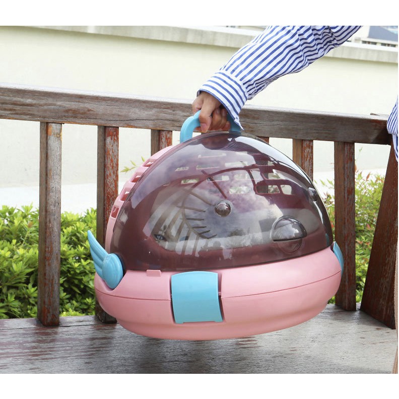 Lồng chó mèo thoáng khí cánh tiên, túi đựng balo vận chuyển thú cưng cún mèo Con Mèo Xiêm