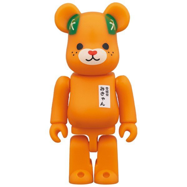 Mô hình đồ chơi Bearbrick 2020 Mikyan orange 100% Ehime Be@rbrick IYOTETSU japan mican
