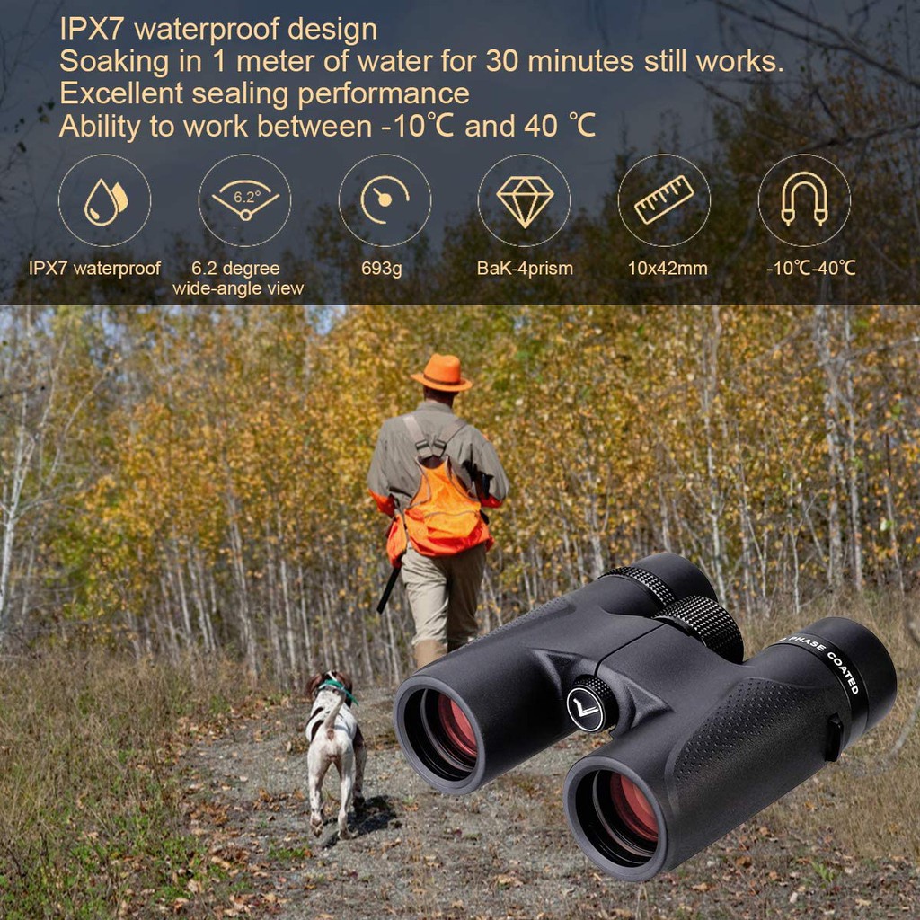 Ống nhòm săn ong, dã ngoại, ngắm sao Svbony SV202 ED 10x42