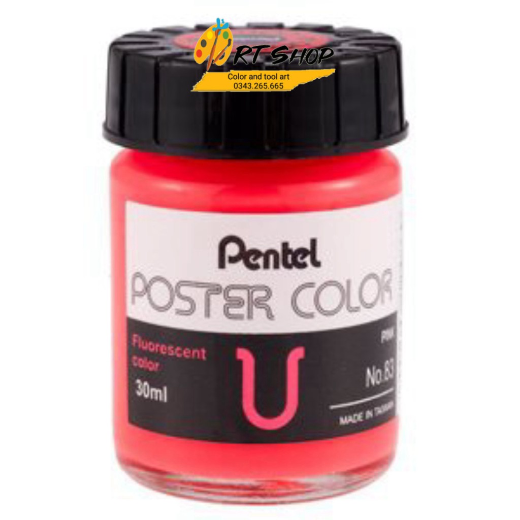 Màu Poster Color Pentel Bán Lẻ Hũ 30ml – MÀU CÒN LẠI - ART SHOP