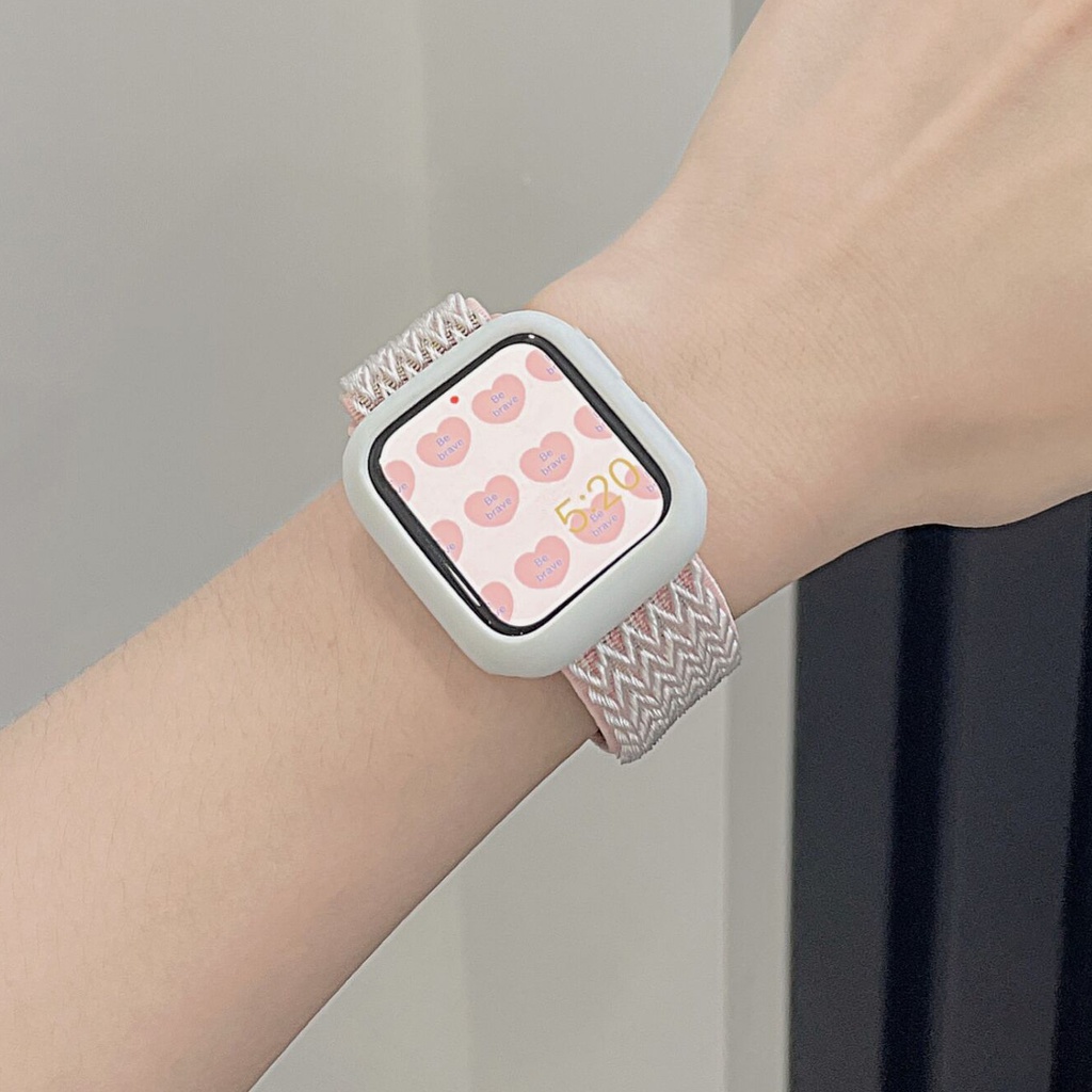 Dây Đeo nylon Cho Đồng Hồ Thông Minh apple watch 44/41mm iwatch7 2 3 4 5 6 se apple watch 7