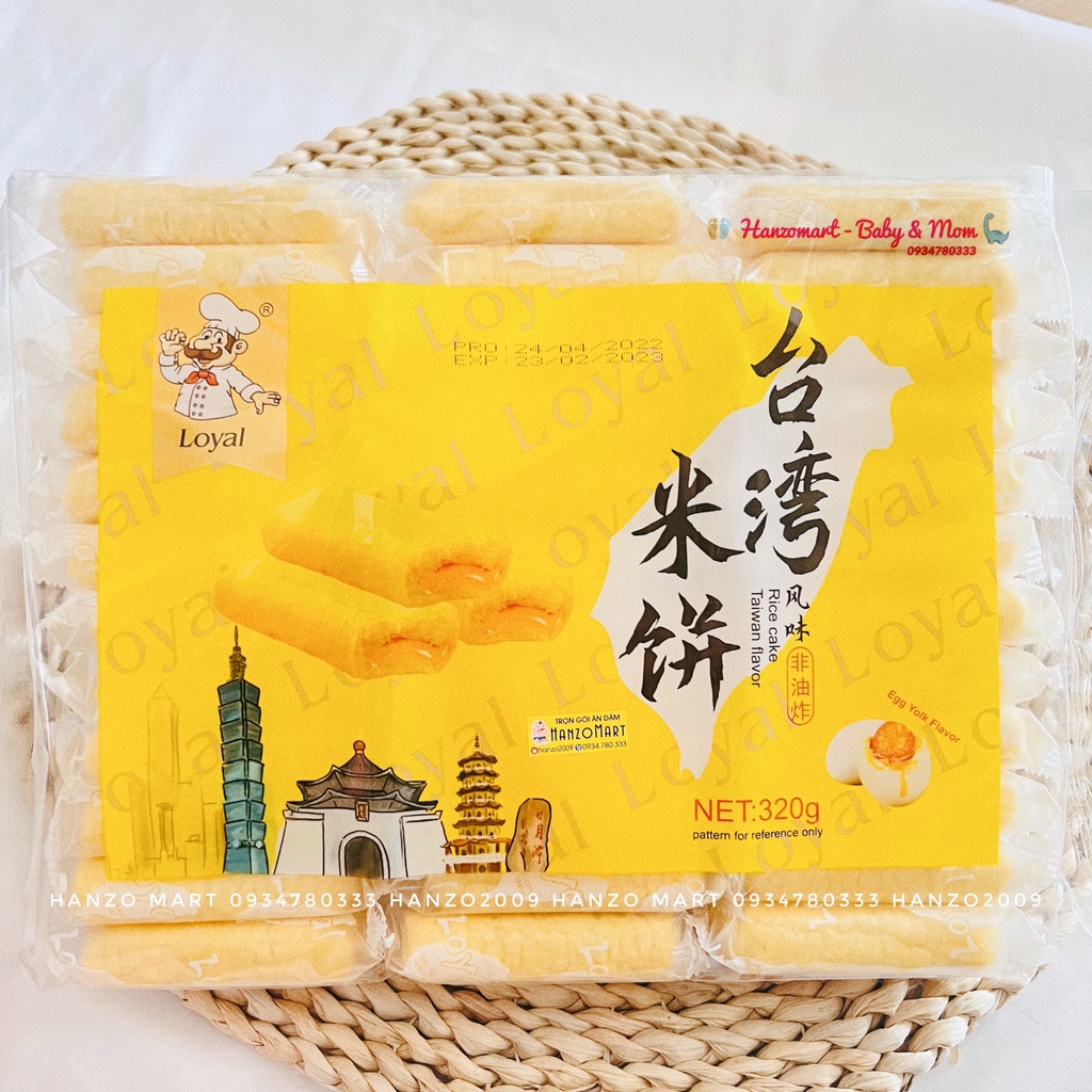 Bánh Gạo Eviza Loyal 300g đủ vị phô mai bắp