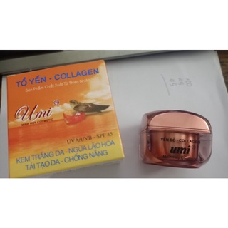 Kem umi yến đỏ, collagen - trắng da, ngừa lão hóa, ngừa nhăn, giúp tái tạo da 12g