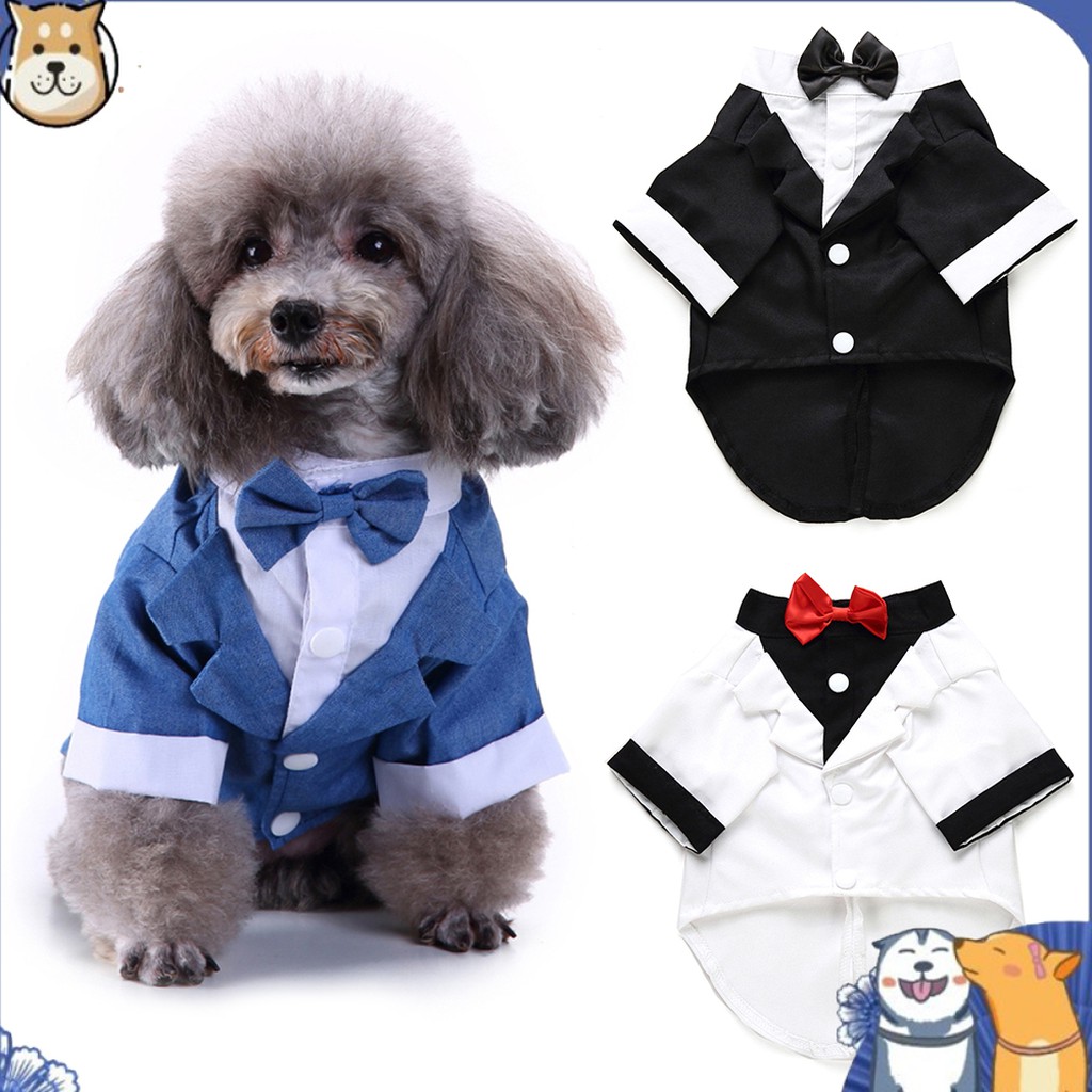 Bộ Quần Áo Tuxedo Chú Rể Cho Thú Cưng