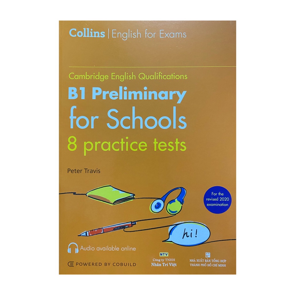 Sách - Collins English for exams : B1 Preliminary for schools 8 practice tests