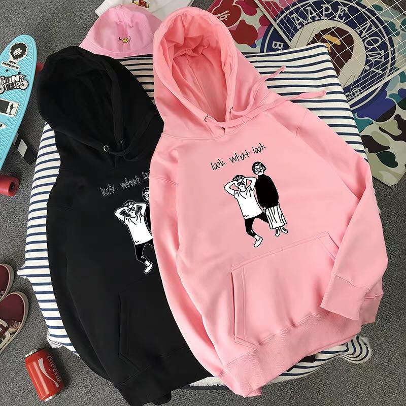 (Mua 1 tặng 1 phần quà ) Áo quảng châu, nỉ bông cao cấp, form ulzzang, có ngoại cỡ , BIGsize , hoodies look what | BigBuy360 - bigbuy360.vn