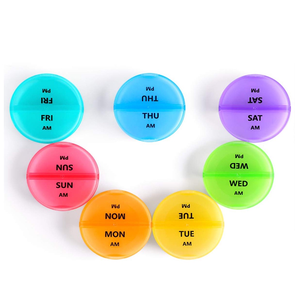 Hộp Đựng Thuốc 7 Ngày Dung Tích Lớn Chống Thấm Nước