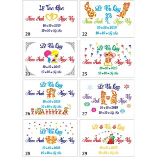 bộ chữ xốp dâu rể