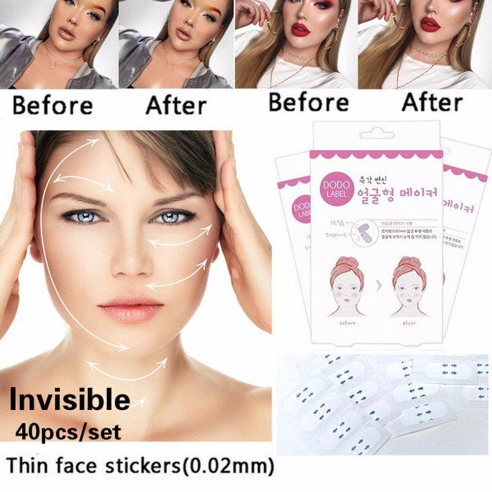 Bộ 40 miếng nâng mặt hình chữ V làm đẹp vô hình