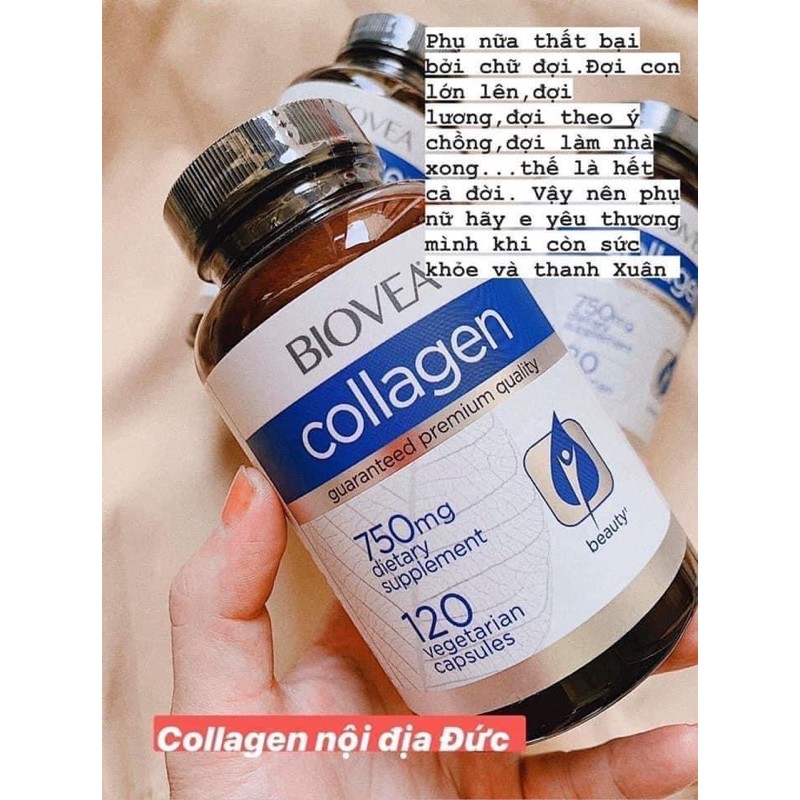 [Bill][ Date 2024] Collagen Đức 120 Viên Biovea 750mg uống được 4 tháng | BigBuy360 - bigbuy360.vn