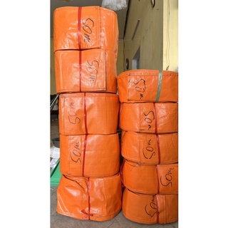 ỐNG BẠT BƠM NƯỚC Phi 76, phi 90 - Bạt tú phương may 2 lần chỉ dù (Giá lẻ 1m)