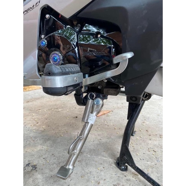 Chân chống nghiên Fuled inox 304 ⚡️HÀNG CAO CẤP⚡️dành cho xe honda
