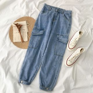(Sẵn)Quần jean túi hộp ulzzang năng động