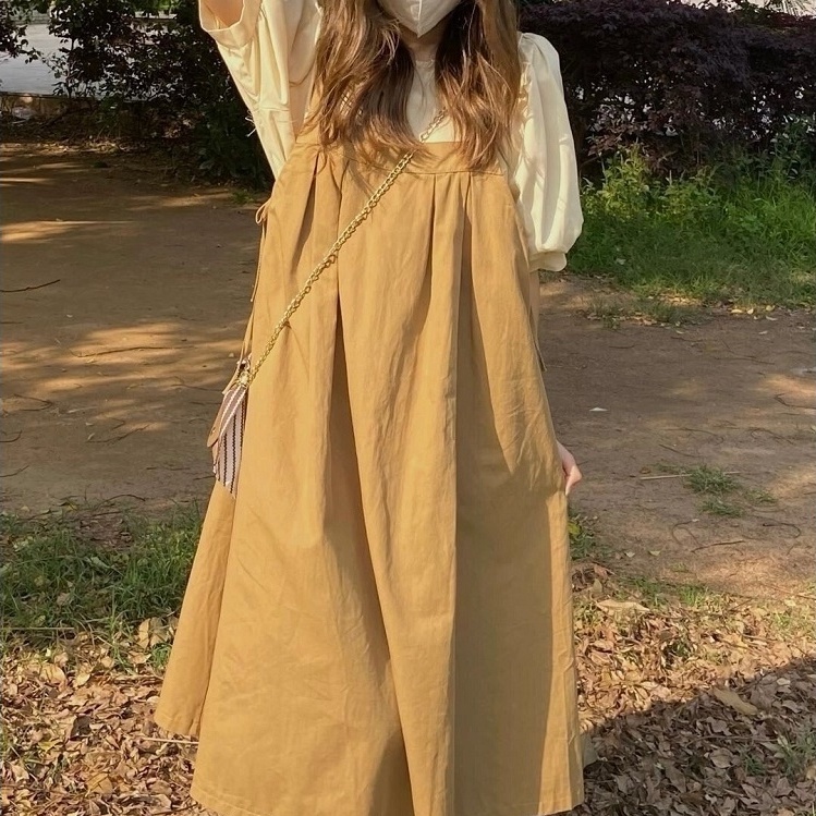 Set Đầm Yếm Thiết Kế Mới Ngọt Ngào Thời Trang Dành Cho Nữ