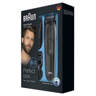 Tông đơ cắt tóc, cạo râu Braun 6 in 1