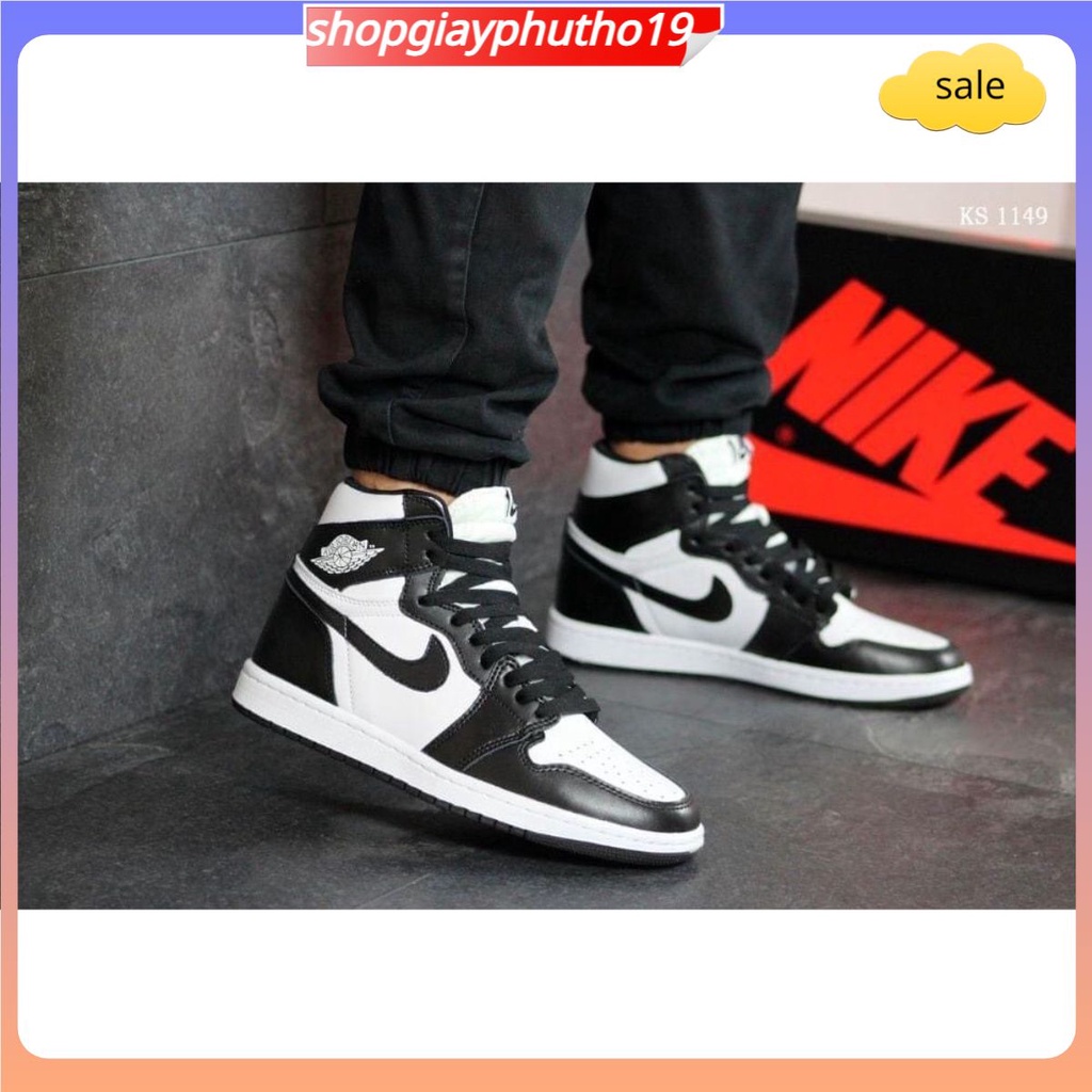 Giày sneaker jd1 panda nam nữ cao cấp Full hộp
