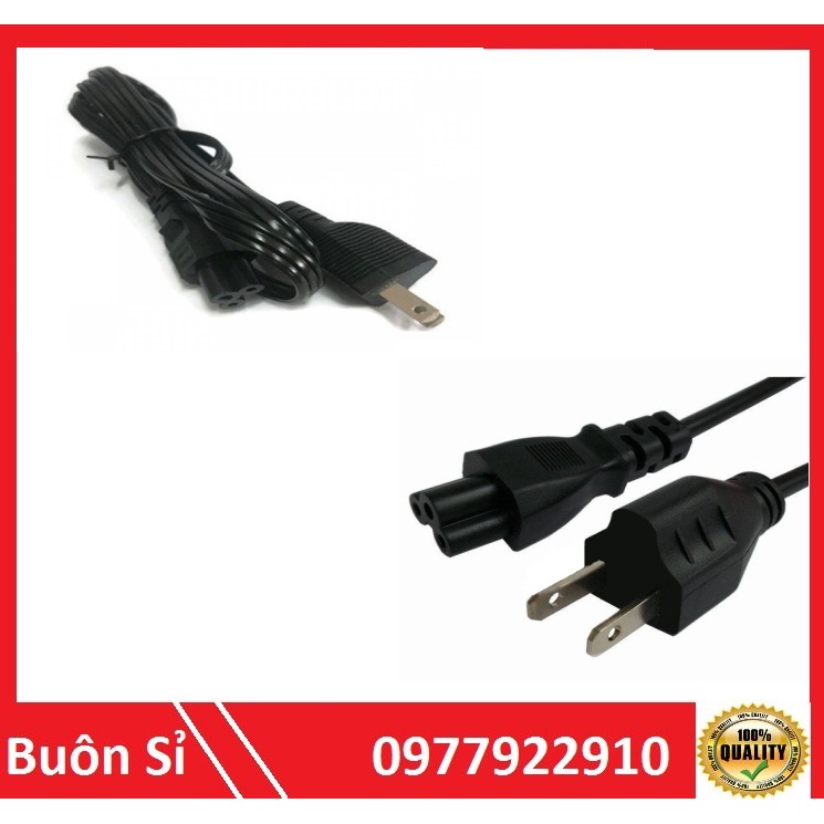 Dây nguồn Laptop 3 chấu Loại Tốt (Ảnh thật)
