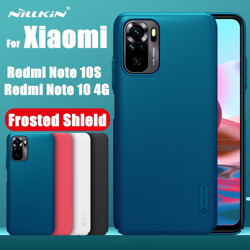 Ốp điện thoại NILLKIN nhựa PC cứng nhiều màu cho Xiaomi Redmi Note 10 / Redmi Note 10S 6.43"