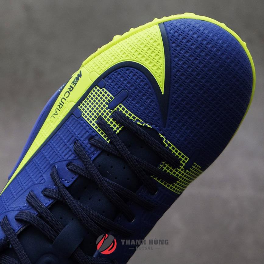 ️🎵 GIÀY ĐÁ BÓNG CHÍNH HÃNG NIKE MERCURIAL VAPOR 14 ACADEMY TF - CV0978-474 - XANH DƯƠNG ĐẬM 🍏 ️🎵