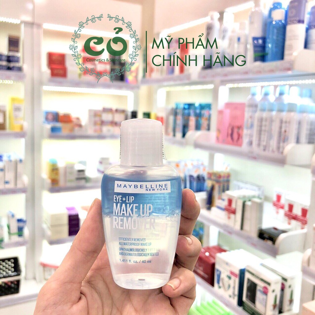 Tẩy trang mắt môi Maybelline Eye + Lip Makeup Remover 40ml | BigBuy360 - bigbuy360.vn