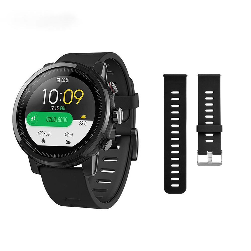 Dây đeo silicon cho đồng hồ thông minh Xiaomi Amazfit Stratos 2 2S 3 Pace GTR 47mm GTR 2