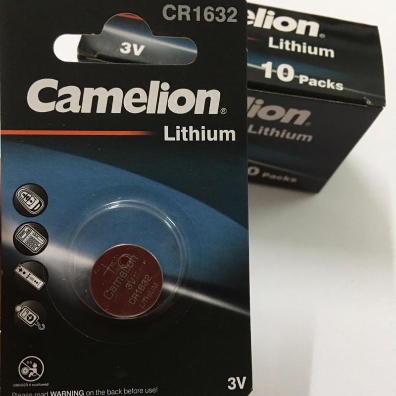 Pin CR1632 Camelion Lithium 3V Chính Hãng Vỉ 1 Viên