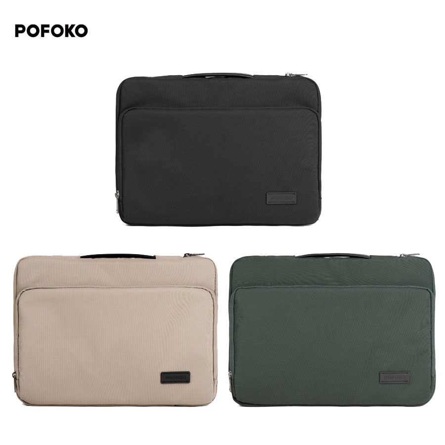 Túi chống sốc tay xách Pofoko cho Macbook-Laptop ( đủ size) - T93