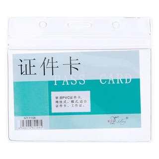 Thẻ bảng tên dẻo - ngang - 1 hộp 50 cái