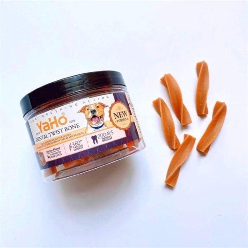 Xương gặm sạch răng yahoo hủ 165gr