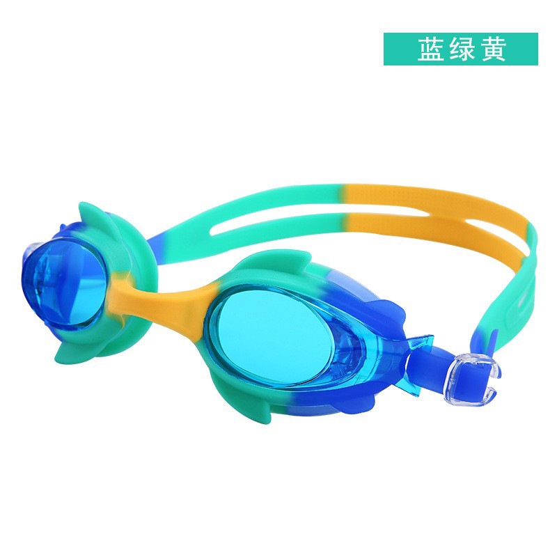 Kính Bơi Chống Sương Mù / Thấm Nước Hình Cá Hoạt Hình Dễ Thương Cho Bé