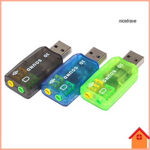 Bộ Chuyển Đổi Thẻ Âm Thanh Usb 2.0 Sang 3d 5.1 Kênh