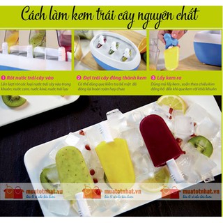 Free ship Máy làm kem que siêu tốc cao cấp