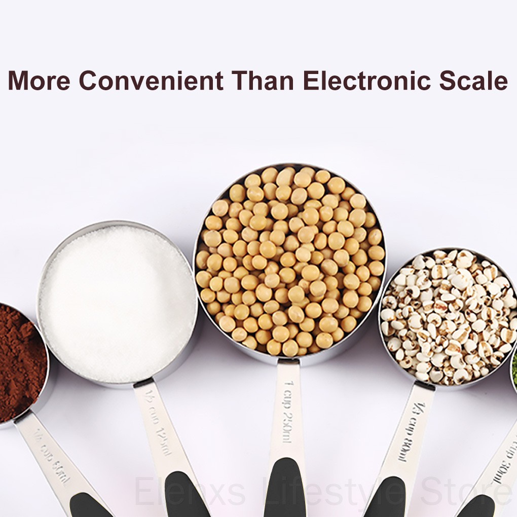 Bộ 10 Muỗng Đo Lường Chất Liệu Thép Không Gỉ