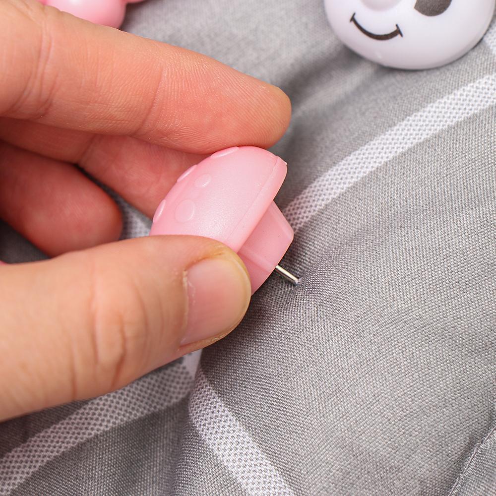 KUNHEV Bộ 8 Kẹp Cố Định Ga Trải Giường Chống Trượt Hình Cây Nấm / Gấu Trúc