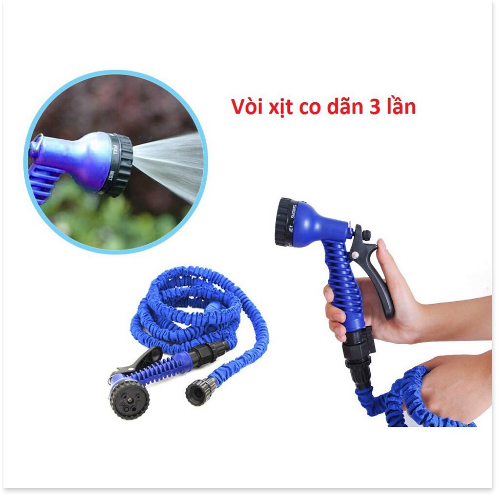 Vòi xịt nước Magic House  Cuộn dài 30m và Cuộn 15m Co giãn thông minh Không lo bị gập ống