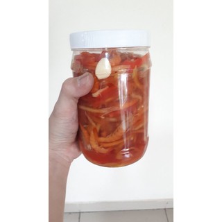 Mắm tép (tôm chua) trộn đu đủ, hũ 1kg