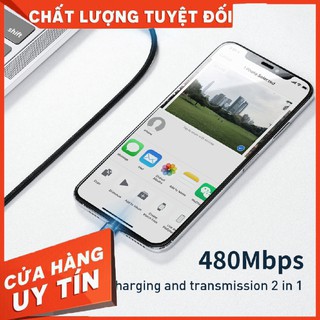 Cáp sạc nhanh 18W dùng cho iPhone, iPhone - Baseus Cafule Data Cable Type-C to iP