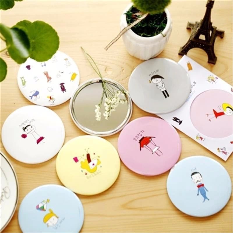 Gương Mini cầm tay Makeup tiện lợi Hàn Quốc