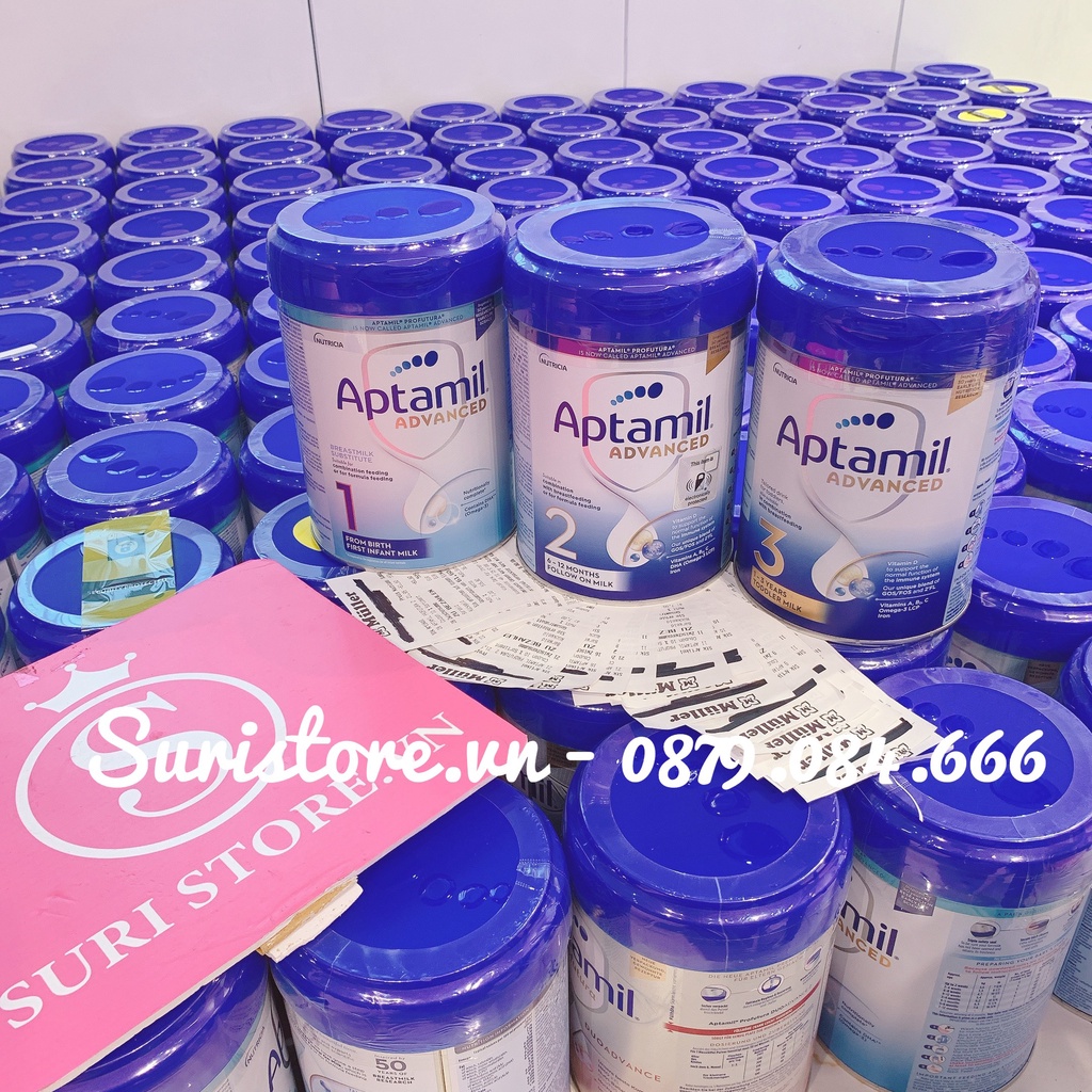 Sữa bột Aptamil Advanced Anh hộp thiếc - 800g