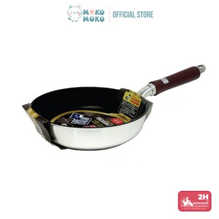Chảo Lòng Sâu Chống Dính Nhật Bản Daiya Alumi Dòng IH Prorise Plus 26 cm - Phủ Teflon 3 lớp (Dùng được bếp từ)