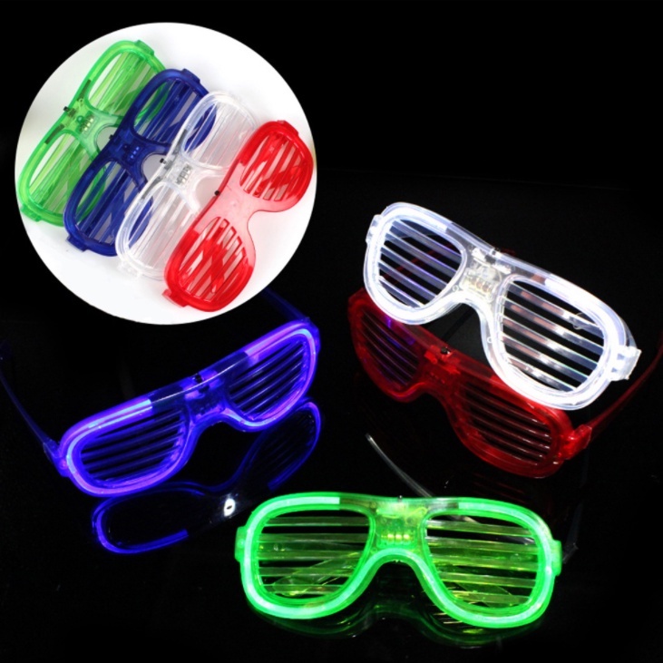 Kính mát gắn đèn led phát sáng nhiều màu sắc vui nhộn cho các bữa tiệc