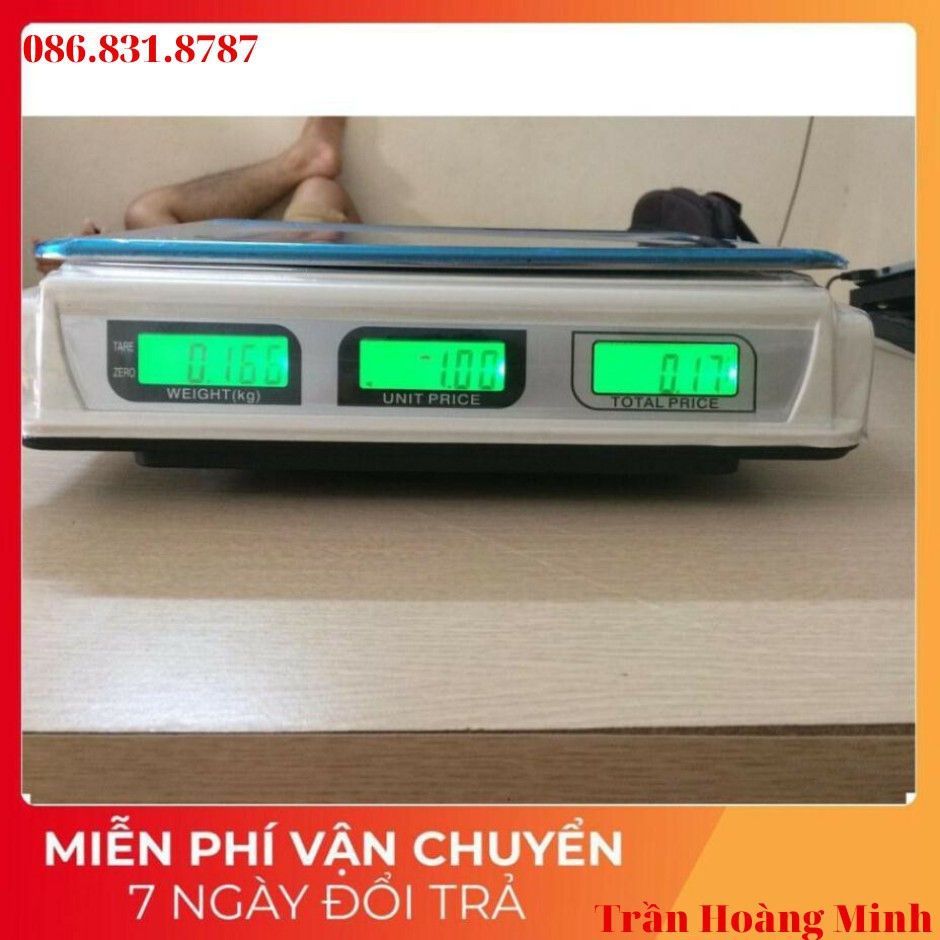 CÂN ĐIỆN TỬ TÍNH TIỀN 40kg/2g Cao Cấp. NÚT NHỰA .