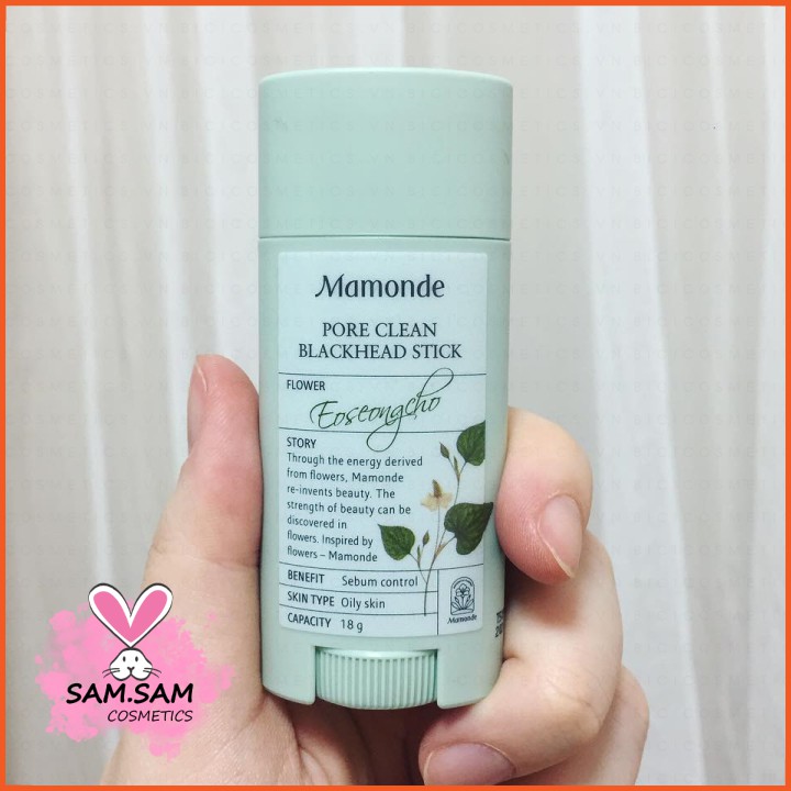 Thanh Lăn Hỗ Trợ Giảm Mụn Đầu Đen Mamonde Pore Clean Blackhead Stick