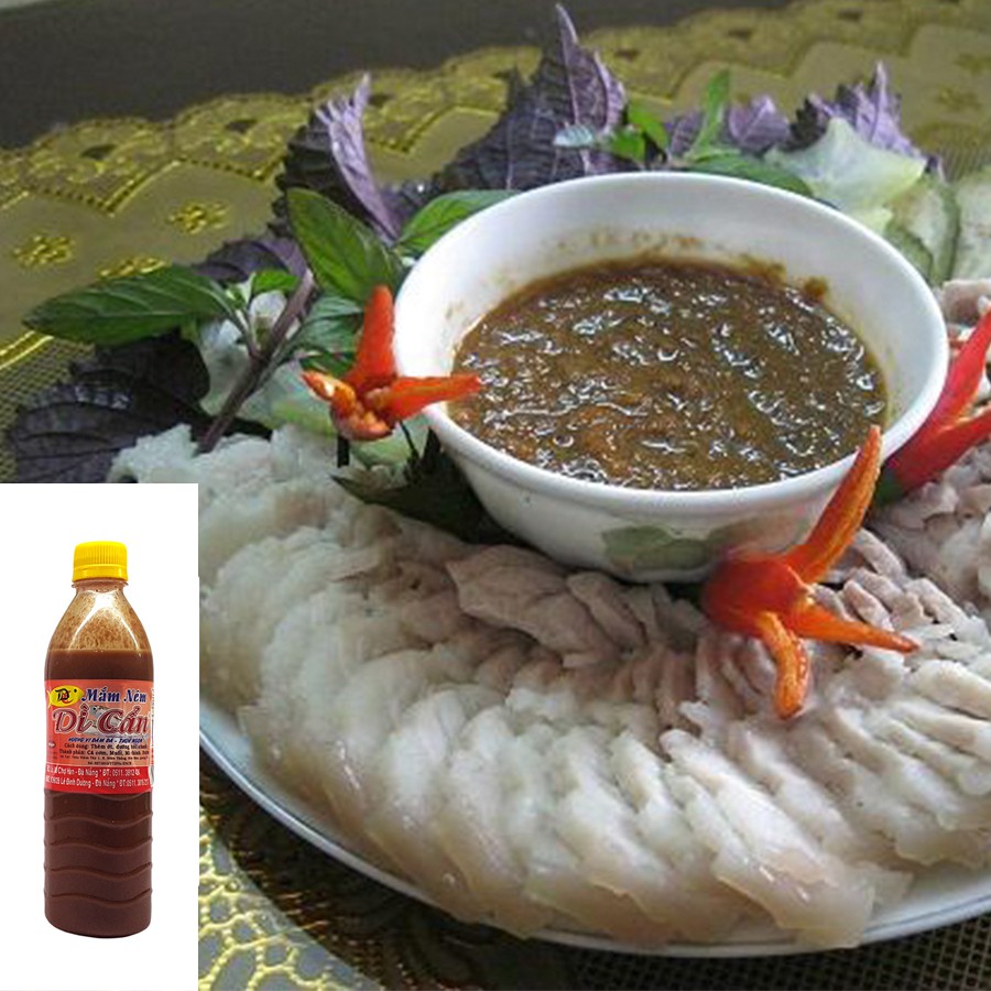 [Mã 267FMCGSALE giảm 8% đơn 500K] Mắm Nêm Mắm Nêm Dì Cẩn Đà Nẵng Chai 500gr | BigBuy360 - bigbuy360.vn