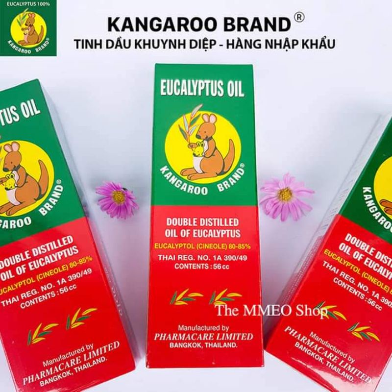 Dầu Khuynh Diệp EucaPro, Kangaroo, Euky Bear 60ml tại kho dầu bình dương