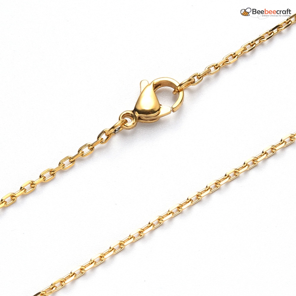 Dây chuyền thép không gỉ 304 19.68 inch dài 50cm để làm trang sức thủ công